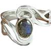CELCIA JEWELRY 925 gioielli in argento, anello di pietra preziosa labradorite, anello unico, anello di nozze, anello ovale di fuoco blu, anello di promessa, anello Boho, anello antico gotico