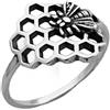CELCIA JEWELRY Solido 925 Sterling Silver Honeycomb con anello dell'ape, anello delicato, anello del miele, anello del calabrone, anello Boho Boho, anello minimalista, anello unico per la festa della mamma
