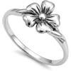CELCIA JEWELRY Solido 925 Sterling Silver cinque petali fiore anello, anello floreale, anello adorabile, anello fatto a mano classico, ultimo anello, anello Boho, anello unico per la festa della mamma, anello boemo