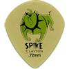 Clayton Spike Picks (Sharp Teardrop) 0.72mm, horn-coloured (12-pack)