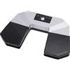 Fockety Pedale voltapagina wireless per strumenti musicali, voltapagina portatile Bluetooth con indicatore LED della batteria, pedale silenzioso antiscivolo ricaricabile per tablet