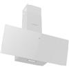 Aspes Cappa aspirante decorativa inclinata 90 cm, vetro bianco, ACPD901AIN. Potenza 370 m3/h, 3 velocità, 2 filtri, 59 dB, livello sonoro, controllo touch, lavabile in lavastoviglie