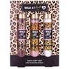 Accentra Badeset WILD AT HEART in cofanetto con 60 ml docciaschiuma, 60 ml lozione corpo e 80 g sali da bagno, regalo donna Natale, profumo rosa rubiginosa & muschio, nero/marrone/oro