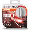 OSRAM XENARC NIGHT BREAKER LASER D1S Next Generation, +200% di luce, bulbo HID allo xeno, lampada a scarica, 66140XNN-HCB, scatola doppia (2 lampade)