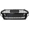 Mptuned Griglia radiatore RS4 stile grill nero lucido compatibile per Audi A4 B9.5 2019-2023 con logo