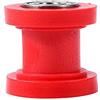 Keenso Rullo Tendicatena per Puleggia 8 Mm, Guidacatena per Tendicatena per Rullo Catena Moto Pit Dirt Mini Bike ATV(Rosso)