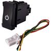 myziji 1PC Auto Daytime Running LED Power Light Lampada Fendinebbia BSM SwitchRadar Bar Switch Compatibile Con Iveco Daily Recreational Vehicle (RV) (Color : Power)