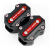 NSADDKF Cuscino di supporto laterale per moto Per Moto Guzzi V85TT 2020 2021 V85 TT Accessori Motore Paraurti Protezione Cavalletto Estensione Del Piede Laterale Pad(Bumper guard-red)