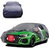 Rebeca Shop Telo Copri Auto Copriauto Felpato Impermeabile Con 6 Rifrangenti E Zip Lato Guida Resistente Pioggia Sole Grandine Per Ogni Auto (Xs: 370x160x117cm)