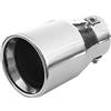 Autohobby 0105 Universale Terminale Scarico Acciaio Inox fino a 63mm Cromo