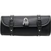 Générique Borsa Forcella Moto - 29,5 x 9 x 12 CM Borsa Barilotto Moto Borsa Per Strumenti Manubrio Con Serratura | Borsa Per Manubrio Moto | Borsa Forcella Da Moto In Pelle PU Impermeabile, Cool Ed Elegante