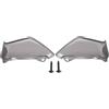 PQCORBE Per B&MW R1300GS R1300 GS R 1300GS ADVENTURE R 1300 GS ADV 2023 2024 2025 Paramani Per Moto Paramani Parabrezza Protezione per manubrio(Windshield Grey)