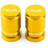 asdlha Tappi per valvole di motociclette Per Hon@&da Rebel CMX 300 500 1100 CMX300 CMX500 CMX1100 Tappi Valvola Cerchione Ermetici Copristelo Tappo Accessori Moto(Gold)