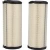 BauphryX 2 pezzi di ricambio per filtro dell'aria per CAN - AM Maverick X3, filtro di prevenzione dell'aria del motore, filtro di aspirazione dell'aria ad alte prestazioni con guscio in