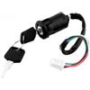 GH96TNS Interruttore Relè Avviamento Moto Interruttore Di Accensione Per Quad 4 Ruote ATV 50cc-250cc Per Motocicletta Con Filo Interruttore Di Avviamento Serrature Porta 2 Solenoide Elettromagnetico
