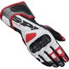 SPIDI STR-6 Guanti da moto, nero/bianco/rosso, XL