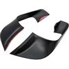 SIBOUOU Alette moto Per YAMAHA YZF-R7 2021-2023 Moto Ala Fissa ABS Vernice Di Carbonio Aerodinamico Winglets Ala Spoiler Carenatura Kit(Matte Black)
