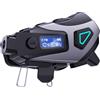 VBESTLIFE Auricolare Bluetooth per Casco Moto con Fotocamera 1080P, Altoparlanti per Casco con Microfoni, Citofono/chiamata in Vivavoce/musica/resistente All'acqua/cancellazione del Rumore