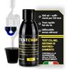 eluxion TESTCHEM Tester Guarnizione Testata CO2 100ml - Kit Test Perdite Gas di Scarico Raffreddamento Auto - Ideale Prima di Steel Seal - Universale per Auto, Camion e Motori Raffreddati a Liquido