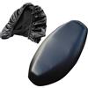 Ashuxxn 2 Pezzi Universale Coprisedile in Pelle per Motocicletta Coprisedile per Ciclismo Moto Impermeabile Coprisella Moto Pelle Impermeabile per La Maggior Parte dei Seggiolini Elettrici per Moto