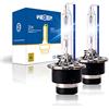 wideep Wideep D2S Xenon HID Faro Bulb, 2 anni di garanzia 8000 K 35 W, lampadina di ricambio per fari auto per abbaglianti anabbaglianti, 2 pezzi