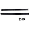 MCHkR Cinghie per specchietti da traino in gomma universale da 2 pezzi 390 mm regolabili con clip compatibili con rimorchio per roulotte