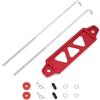 SG Store 1 Set Batteria Auto Rosso Lega Fissa Staffa Set Compatibile con Honda Civic EG EK S2000 Compatibile con Acura