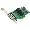 Moxa 4 ports RS422/485 PCIe, Low Pr - Incl. DB25 cable - Warranty: 24M 47293