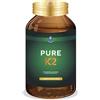 SEB - PURE K2 - Integratore alimentare naturale di Vitamina K2 MK7-60 capsule. 100% vegetale, 100 mcg per capsula