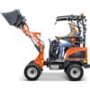 Deleks Minipala gommata compatta 100% elettrica 4x4, attacco EURO