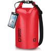 OSAH DRYPAK Dry Bag Borsa Impermeabile Mare 5L/10L/20L/30L/40L Sacca Impermeabile con Spallacci e Custodia Impermeabile per Telefono per Sport Acquatici, Kayak, Pesca, Campeggio