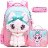 HTgroce Zaino Bambina, Zaino Zainetto Asilo Bambino Scuola Elementari Bimba