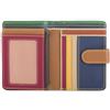 mywalit - portafoglio di pelle - medium 10C/C wallet w/zip purse - 390-174 - bosco
