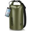 OSAH DRYPAK Dry Bag Borsa Impermeabile Mare 5L/10L/20L/30L/40L Sacca Impermeabile con Spallacci e Custodia Impermeabile per Telefono per Sport Acquatici, Kayak, Pesca, Campeggio