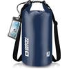 OSAH DRYPAK Dry Bag Borsa Impermeabile Mare 5L/10L/20L/30L/40L Sacca Impermeabile con Spallacci e Custodia Impermeabile per Telefono per Sport Acquatici, Kayak, Pesca, Campeggio