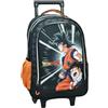 PRESTIGE & DELUXE Trolley Zaino Compatibile Con Dragon Ball Z Scuola Primaria 46 cm, Manico Telescopico, 2 Scomparti, Tasche Laterali Alta Qualità, Bambini dim. 48x33x28cm