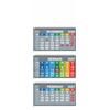 Calendari trimestrali promozionali con cursore da 12 fogli 31 x 80 cm personalizzate o neutre