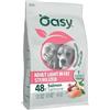 Oasy Dog Monoprotein Formula | Adult | Light in Fat Sterilized | Salmone | Cibo Secco per Cani Adulti | Sacco da 10 Kg