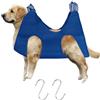 LuckyOpt Cane Letto a Sdraio per Toelettatura, Letto a Sdraio per Animali Domestici Traspirante per Toelettatura con 2 Ganci a S, Imbracatura per Serpente per Cane per Tagliare e Potare Unghie per