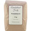 Lunderland Fiocco di patate 5 kg frullatore senza cereali cotto e floccato con piccoli pezzi di guscio, mangime unico per cani e gatti