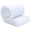 Nobleza - Filtro Cotone Bianco，Alta densità del Carbone Attivo Spugna， L60*W30*H2.5CM， Media Filtrante Acquario può Essere Tagliato su Misura