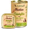 Unipro Dog Umido Rustico Coniglio con ORZO e Farro 12x1OO GR.