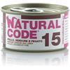 Generico Natural Code Scatoletta Umido Gatto 85gr (N.15 POLLO VERDURE FEGATO)