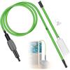 PENRUNKA Set Pulizia Acquario con Filtri Ghiaia, Sifone Aspirarifiuti, Pompa Manuale, 1 Morsetto Fisso, 1 Tubo Flessibile 1.8m e 2 Tubi Prolunga, Accessori Detergente Aquarium per Pulizia Sabbia & Cambio Acqua