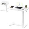 FLEXISPOT H5 - Tavolino multifunzione regolabile per laptop, con piano inclinabile e ruote, ideale per letto, divano e lettura (Bianco)