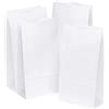 VIVIIHOO Sacchetto di Carta 50 Bianco 15 * 27 * 9 cm Sacchetto del Regalo Artigianato di Carta Kraft Sacchetto Inferiore Fai da Te Sacchetto di imballaggio della Caramella Festa di Compleanno Carta Kraft