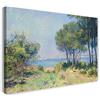 Printed Paintings Stampa su Tela (80x60cm): Claude Monet - Gli abeti a Varengeville