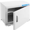 chennnls Scaldasalviette elettrico da 23 l, disinfezione e riscaldamento fino a 70 °C, robusto scalda asciugamani in acciaio inox per spa e salone, armadietto per asciugamani compatto (bianco)