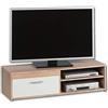 Stella Trading Gemma - Mobile Basso per TV, in Rovere Sonoma/Bianco