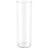 Generic Vaso da fiori alto trasparente, vaso cilindrico in acrilico per matrimoni e decorazioni per la casa, centrotavola rustico trasparente per fiori freschi, piante idroponiche, fai da te (15 x 40 cm)